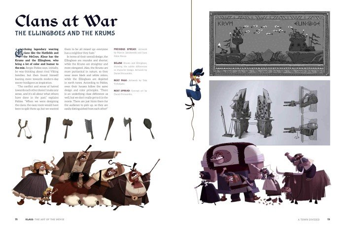 Klaus – The Art of the Movie Artbook – TOA Graphic Books